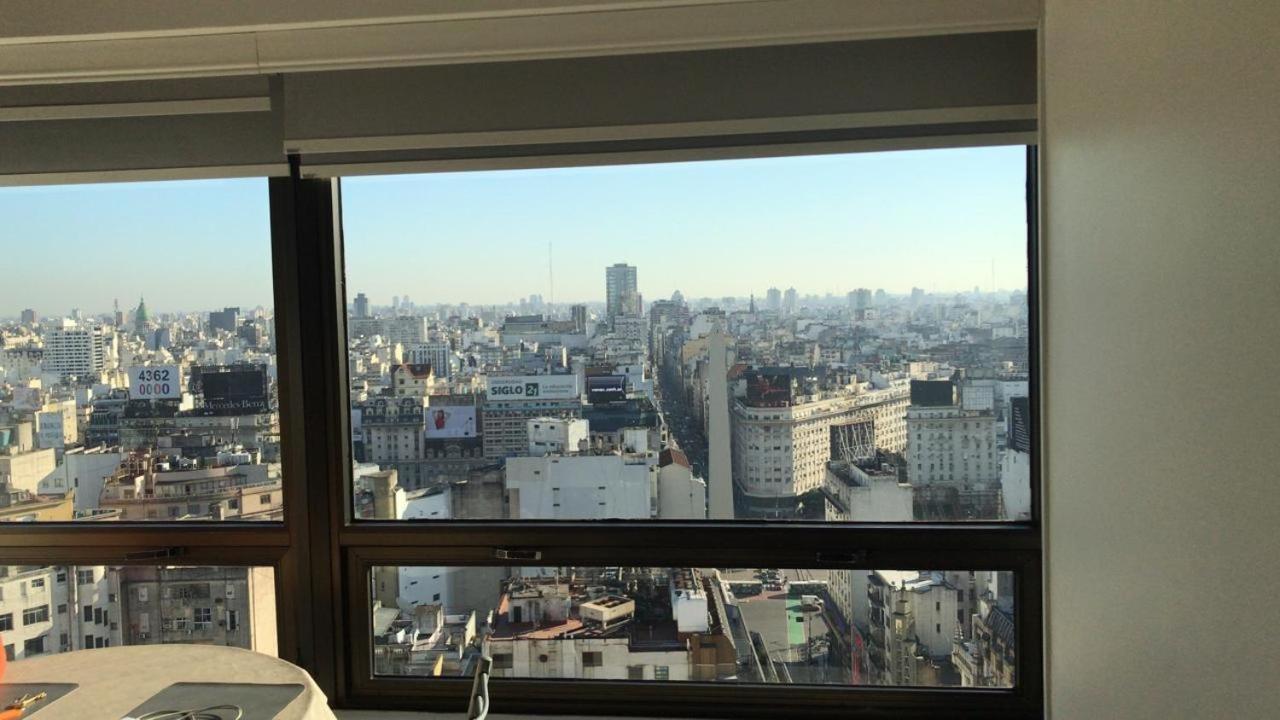 בואנוס איירס Que Mejor Vista Del Obelisco Piso A La Calle Corrientes מראה חיצוני תמונה