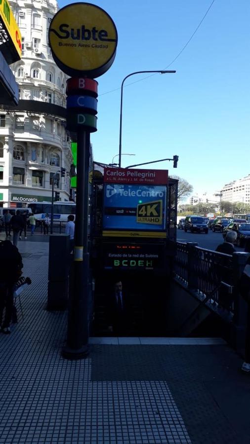 בואנוס איירס Que Mejor Vista Del Obelisco Piso A La Calle Corrientes מראה חיצוני תמונה
