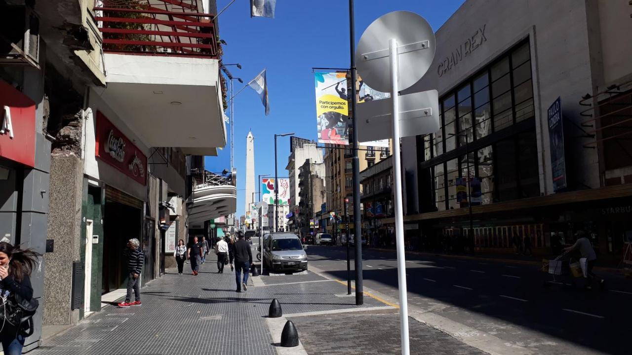 בואנוס איירס Que Mejor Vista Del Obelisco Piso A La Calle Corrientes מראה חיצוני תמונה