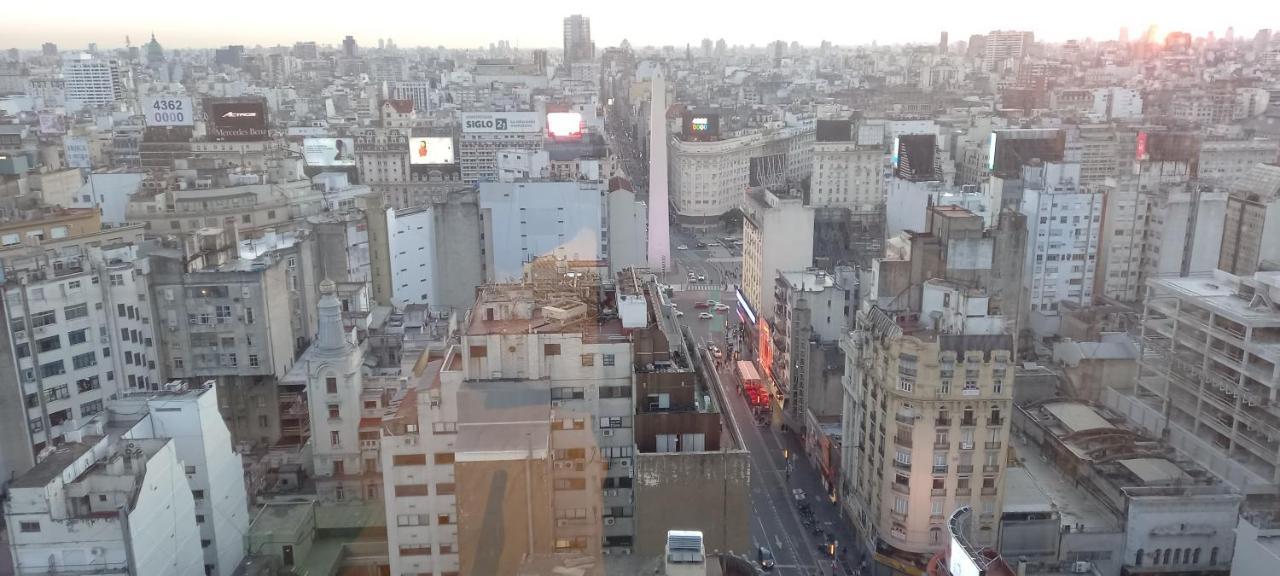 בואנוס איירס Que Mejor Vista Del Obelisco Piso A La Calle Corrientes מראה חיצוני תמונה