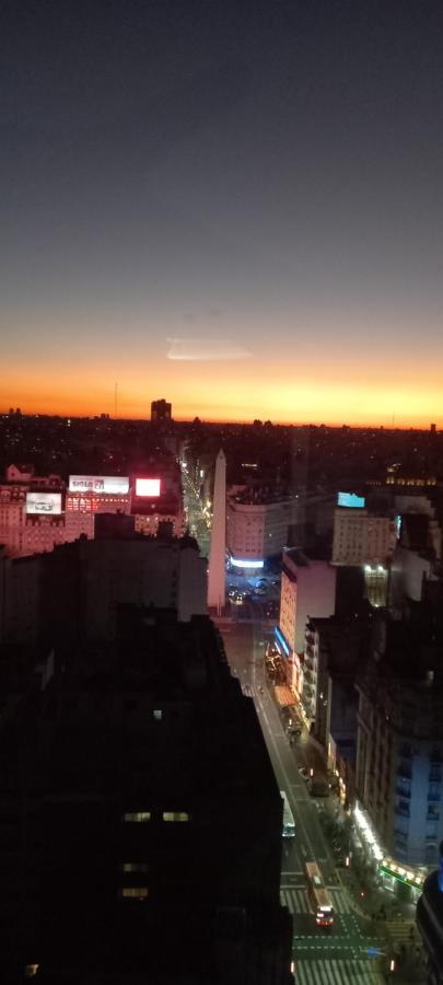 בואנוס איירס Que Mejor Vista Del Obelisco Piso A La Calle Corrientes מראה חיצוני תמונה