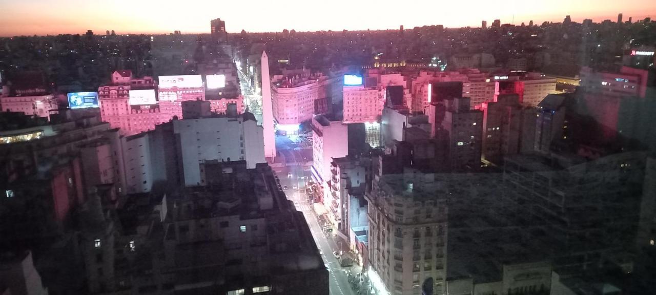 בואנוס איירס Que Mejor Vista Del Obelisco Piso A La Calle Corrientes מראה חיצוני תמונה