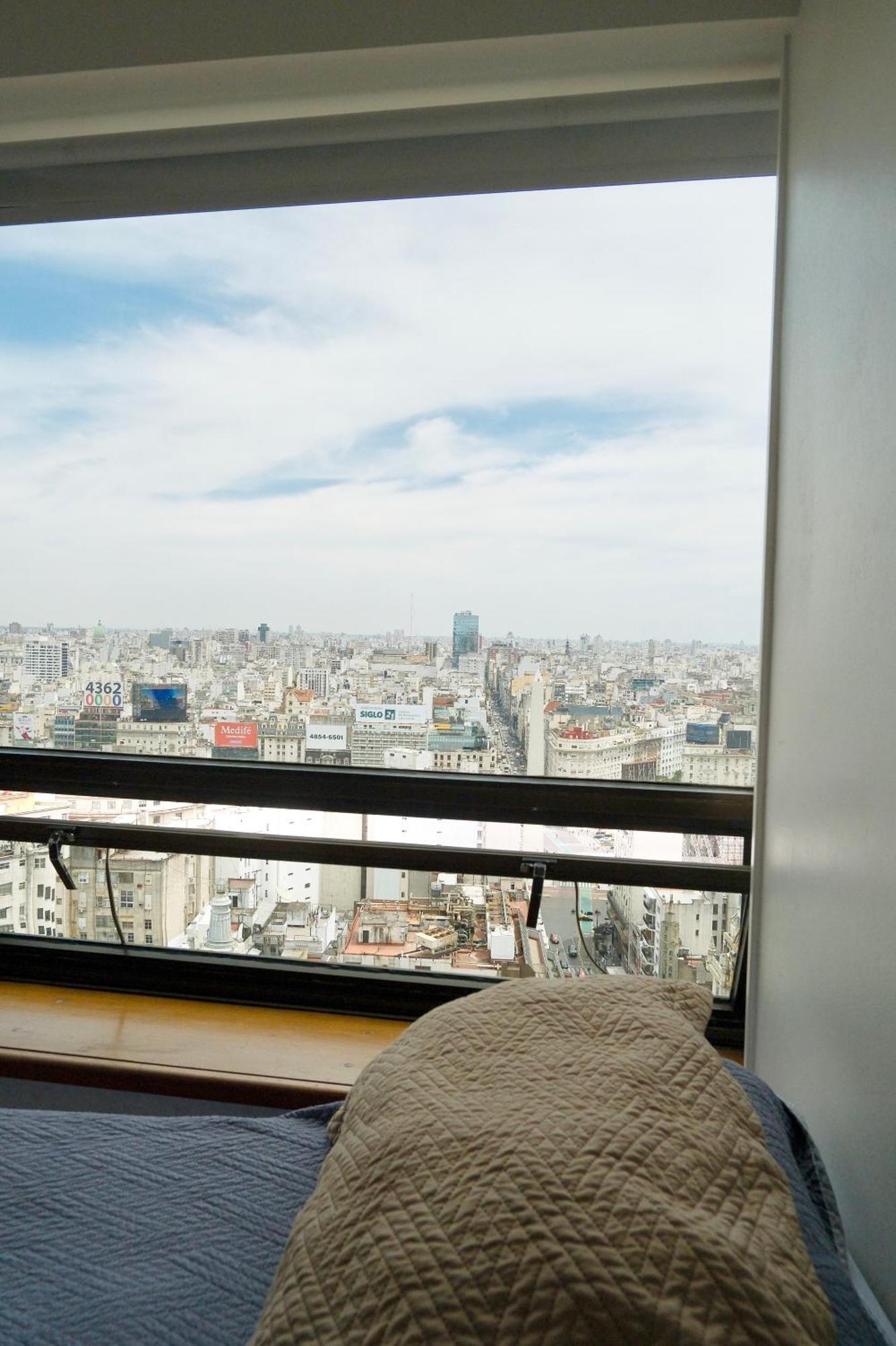 בואנוס איירס Que Mejor Vista Del Obelisco Piso A La Calle Corrientes מראה חיצוני תמונה