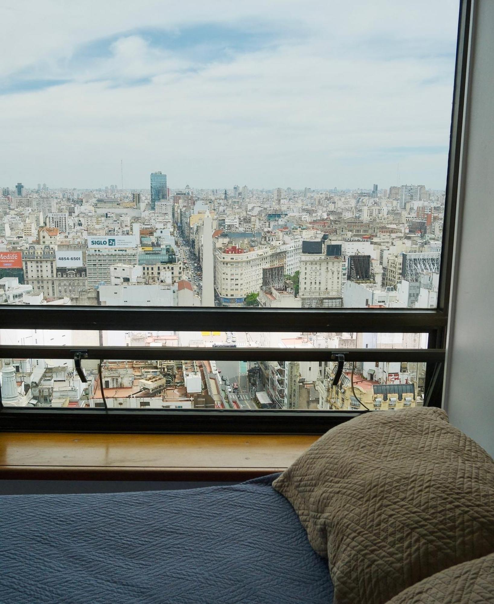 בואנוס איירס Que Mejor Vista Del Obelisco Piso A La Calle Corrientes מראה חיצוני תמונה